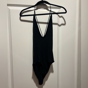 Black Strappy Bodysuit